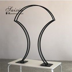 Cheap Wedding Event centerpiece White display flower stand for table decoration